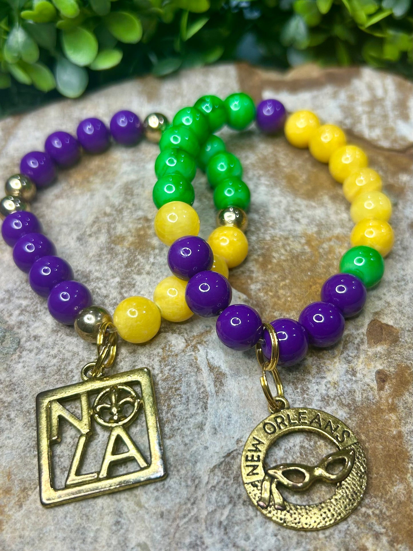 Mardi Gras Swag Bracelets