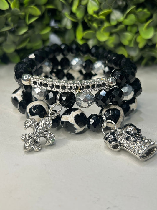 Game Day Luxe Stack 🖤✨